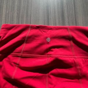 Lulu lemon red leggings